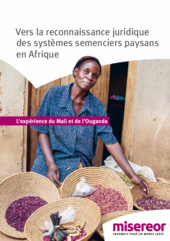 Vers la reconnaissance juridique des systèmes semenciers paysans en Afrique