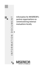 Guide for Misereor partner organisations on commissioning external evaluations locally
